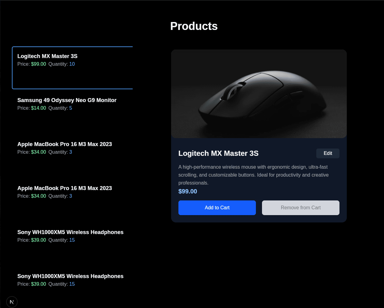 Dashboard view of Invoice Lord desktop application